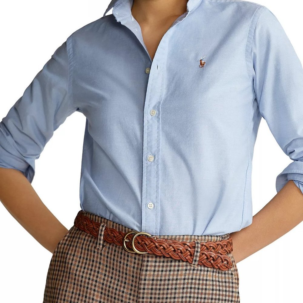 Ralph Lauren Blue Custom Oxford Shirt - S